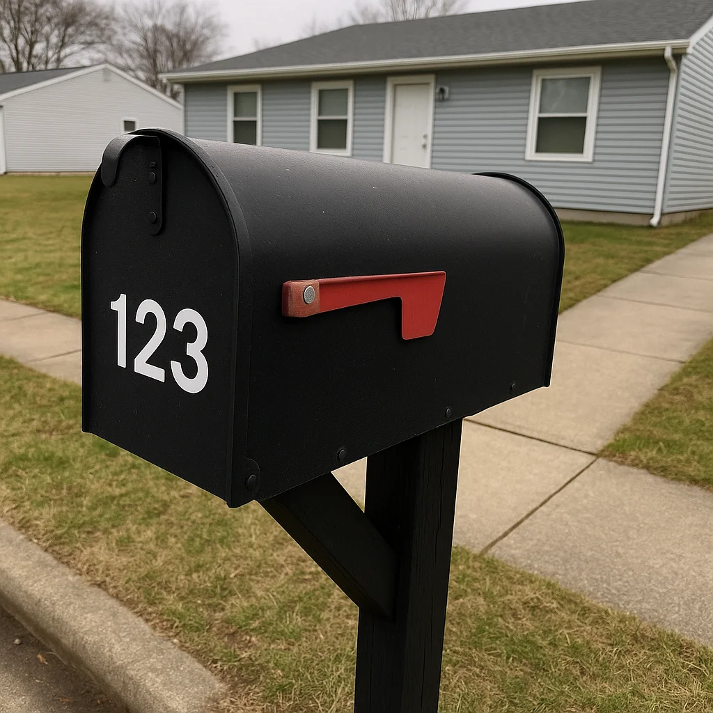 Mailbox / house numbers