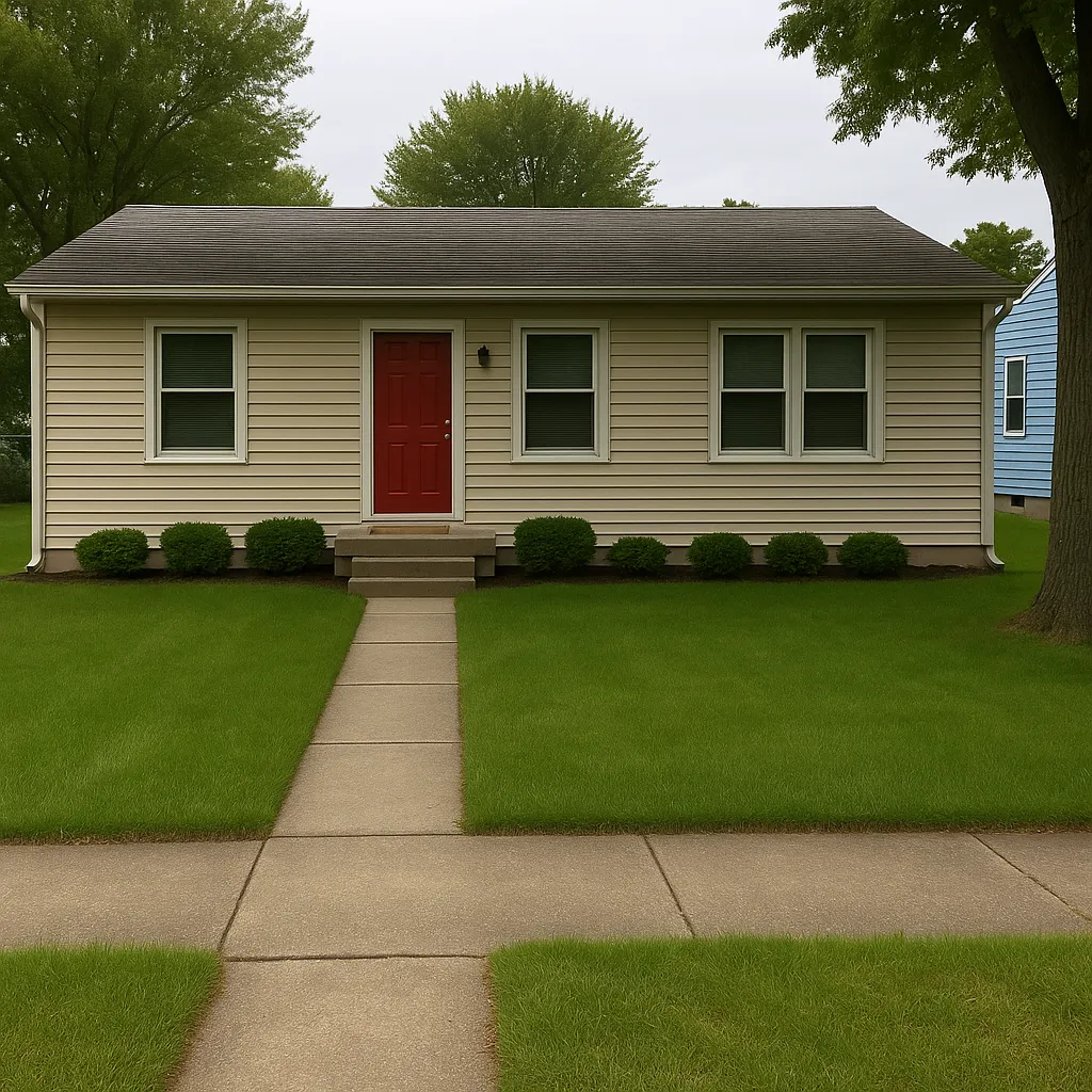 Neighboring property (left)
